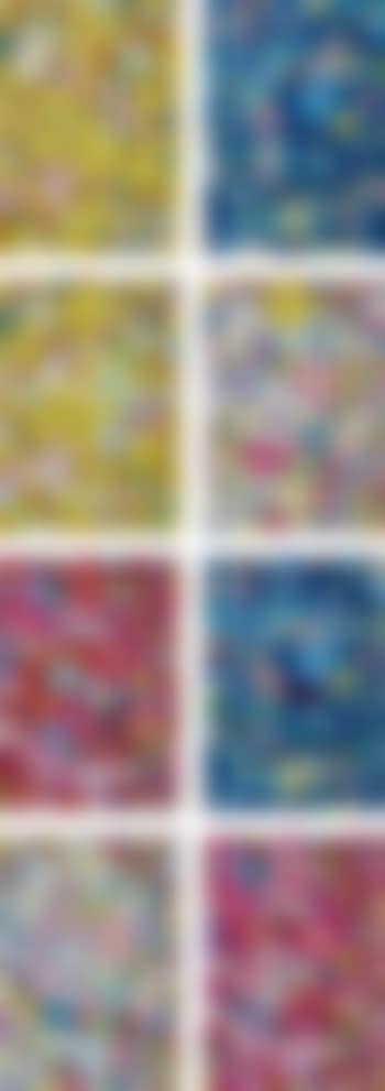 An Homage to Monogold 1960 C; An Homage to IKB 1957 D; An Homage to Monogold 1960 D; An Homage to Yves Klein, Multicolor D; An Homage to Monopink 1960 C; An Homage to IKB 1957 C; An Homage to Yves Klein, Multicolor C; and An Homage to Monopink 1960 D (preview)