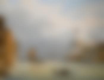 Venice, a view of The city under snow with the Church of the Salute (preview)