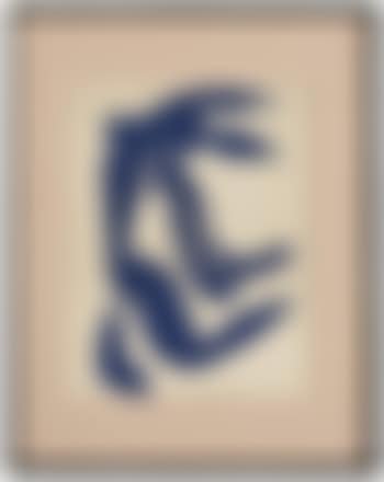 Blue Nude With Hair in the Wind (preview)
