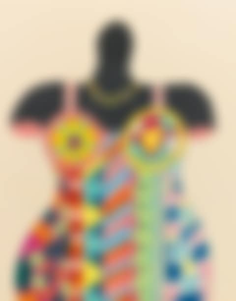 FEMME AU MAILLOT COLORÉ (preview)