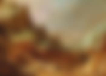 A mountainous landscape with a horseman and travellers on a path, with a village in the background (preview)