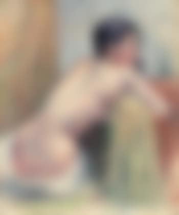 Femme nue assise de trois quarts (preview)