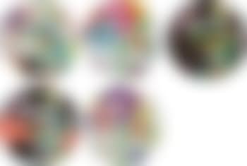 With Reverence, I Lay Myself Before You - Korin - Chrysanthemum; Even The Digital Realm Has Flowers To Offer!; Purple Flowers In A Bouquet; Kansei: Skulls; and Kansei: Fresh Blood (preview)