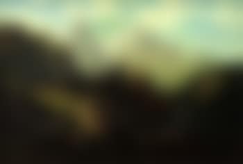 Mountain vista with homestead by a lake (preview)