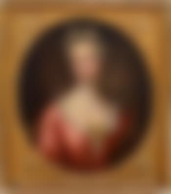 Portrait of a lady in a pink dress (preview)