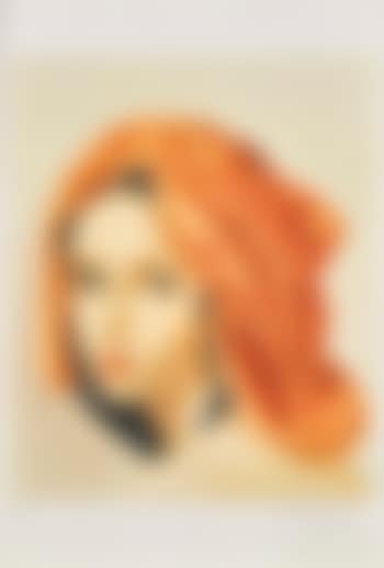 Jeune fille au turban orange (preview)