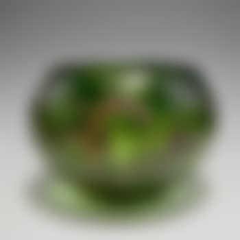 'Sabot de Vénus et coprins' vase (preview)