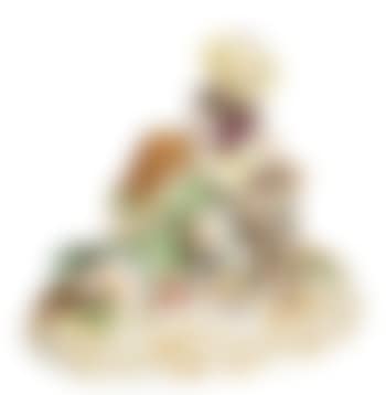 Figure of Two Girls with a Dog and a Doll by Meissen (preview)