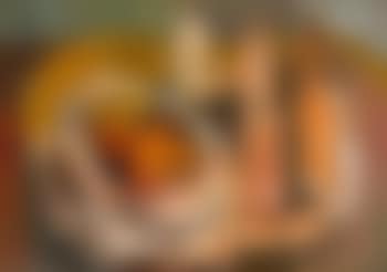 Still life with fruit and bottles (preview)