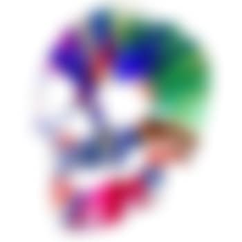 Skull Spin Painting (Created at Damien Hirst Spin Workshop) (preview)