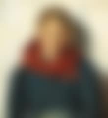 Maren Sofie Olsen from Skagen with a red scarf (preview)