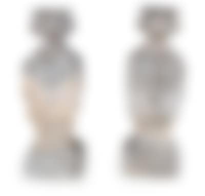 Late 19th/early 20th century. Moulded sandstone elements carved in the form of festoons (preview)