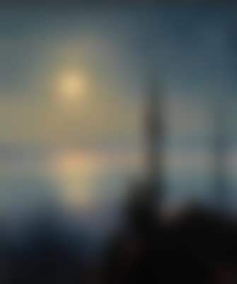 View of the Bosporus in the Moonlight (preview)
