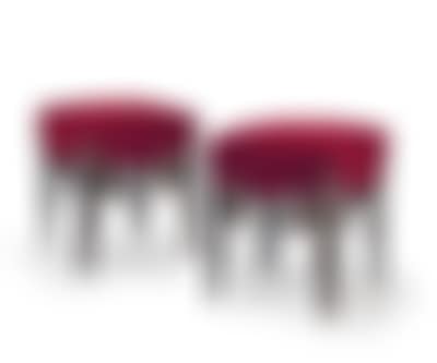 Circa 1890.  Four-legged metal stools in the form of a halberd (preview)