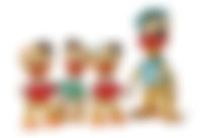 Konvolut (4 Stück) verschiedene Figuren Ledraplastic (preview)