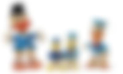 Konvolut (4 Stück) verschiedene Figuren Ledraplastic (preview)
