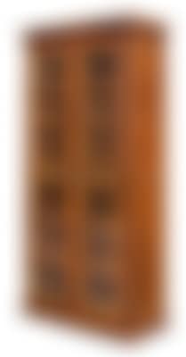 Mid 19th century. A walnut-veneered softwood vitrine (preview)
