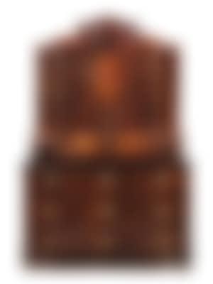 Comprising an original Baroque cabinet from the 2nd half of the 18th century with later alterations and restorations. A three-part softwood bureau with walnut veneer (preview)