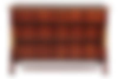 Circa 1820. A yew-veneered and polished softwood bureau with burlwood contouring (preview)