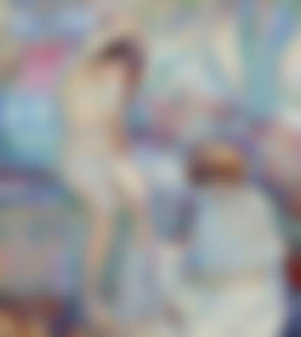 Villa Demi�re, Madame Lebasque et Marthe � la fontaine (preview)