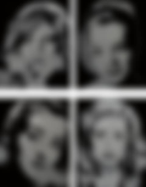 Four Works: (i) Monica Vitti; (ii) Romy Schneider; (iii) Maria Callas; (iv) Catherine Deneuve; (from Pictures of Diamond Dust) (preview)