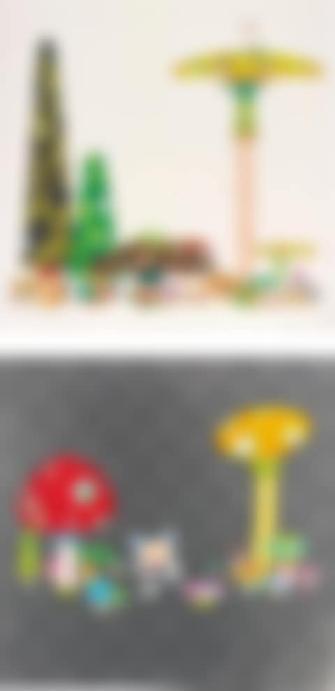 Into the Dream, Jumbo Corn Head Mushroom and Guru Guru: 2 Prints (preview)
