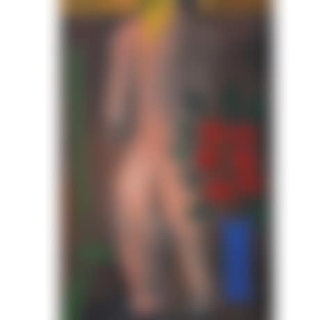 Nude with Red Flowers (preview)