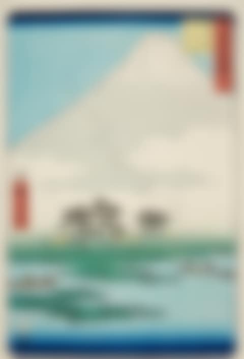 Yoshiwara, Fuji no numa ukishima ga hara. Fishing boats at the foot of Mount Fuji (preview)