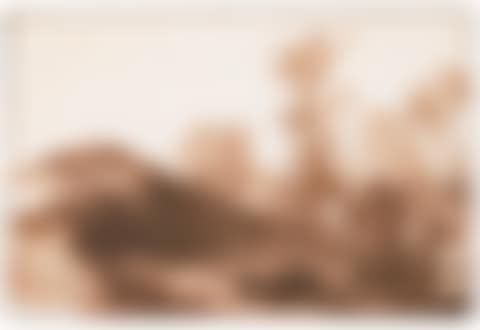 A HILLSIDE AND TREES, NEAR THE HAGUE (preview)
