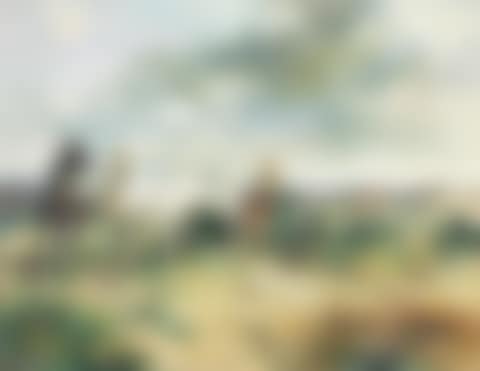 Wild horses with huntsman and hounds beyond (preview)