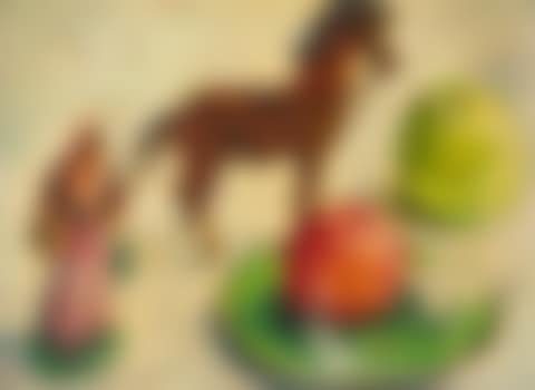 Nature morte aux fruits et figurines (preview)