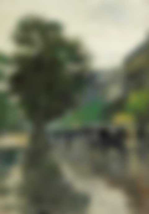 BERLINER STRASSENMOTIV MIT AUTOMOBILEN UND DEM HOTEL ADLON (BERLIN STREET SCENE WITH CARS AND THE HOTEL ADLON) (preview)