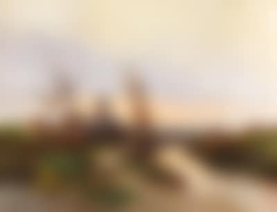 Sunset over a River Landscape (preview)
