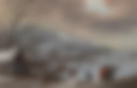 Winter landscape animated by skaters (preview)