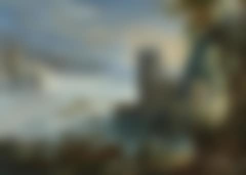 Rocky shore animated by barks haying (preview)