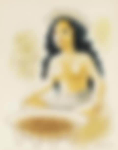 Typee Girl With A Kava Bowl (preview)