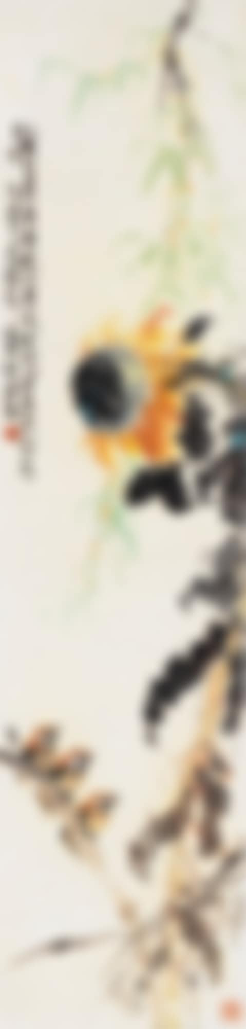 SPARROWS AND SUNFLOWER (preview)