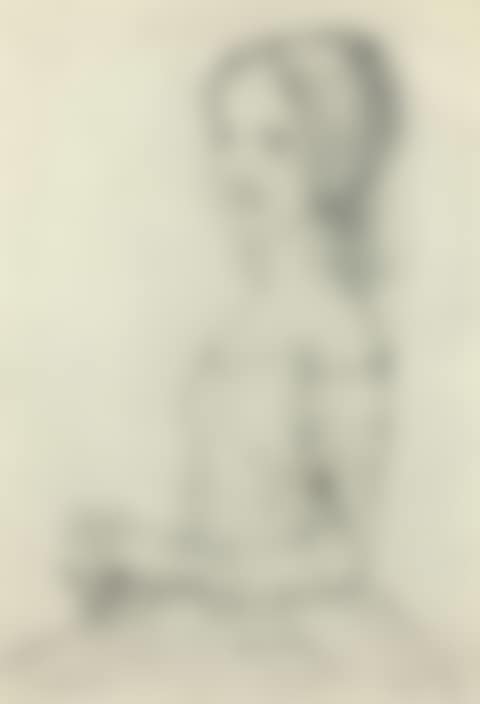 Young woman with a headdress (preview)