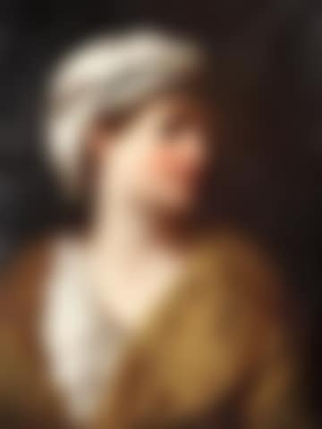 Portrait of a young woman in a turban, bust-length (preview)