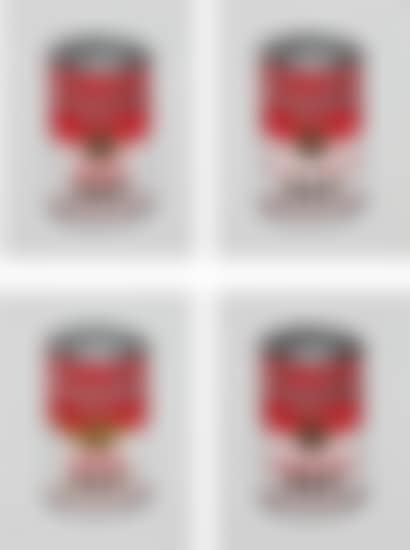 Chicken Noodle; Cream of Vegetable; Cheddar Cheese and Tomato Rice, from Andy Warhol, '32 Cans of Campbell's Soup,' 1962 (preview)