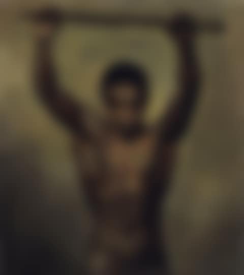 An academy study of a man, half-length (preview)