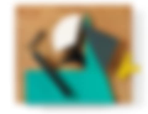 RELIEF POLYCHROME - BLEU, OCRE ET VERT (SPRIT) (preview)