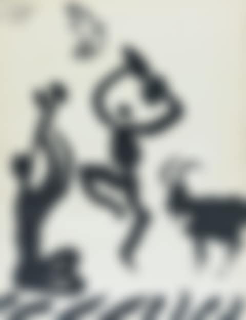 Musicien, Danseur, Chevre Et Oiseau (preview)