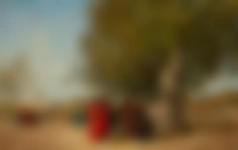 Elegant figures on a terrace overlooking Rome with St. Peter's in the distance (preview)