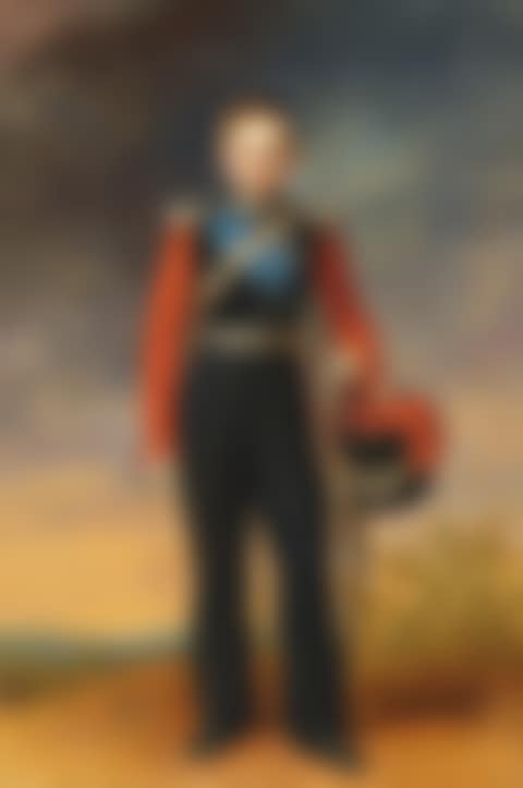 Portrait of Tsesarevich Alexander Nikolaevich in the uniform of the Leib Guard Black Sea Cossack squadron (preview)