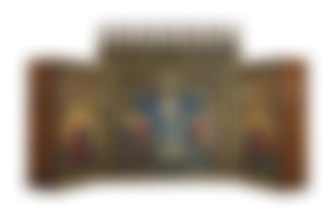 A reredos depicting the Ascension of Christ, surrounded by the Four Evangelists, for Holy Trinity Church, Bournemouth (preview)