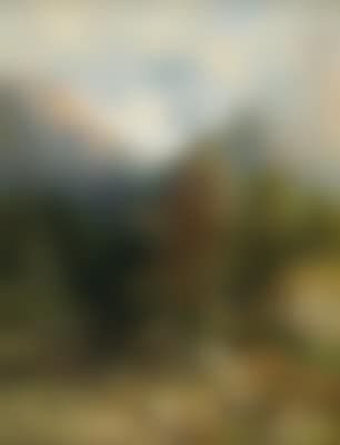 Stag by a Stream, the Dachstein in the background (preview)