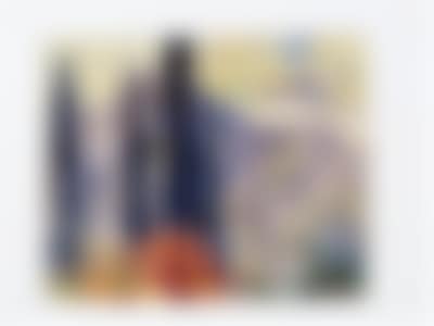 Cypress trees and mountains (preview)