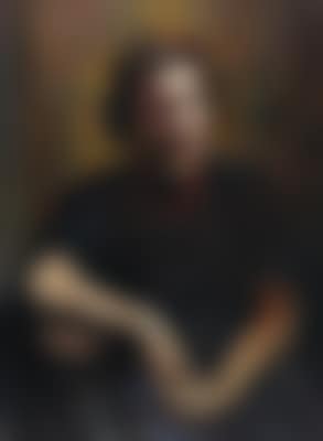 Portrait of a woman with a red necklace (preview)