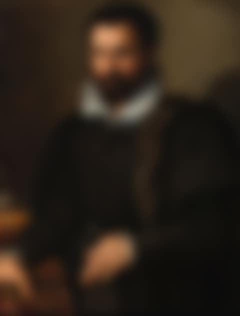 PORTRAIT OF A GENTLEMAN, THREE-QUARTERS, HIS ARM RESTING ON A WRITING TABLE (preview)